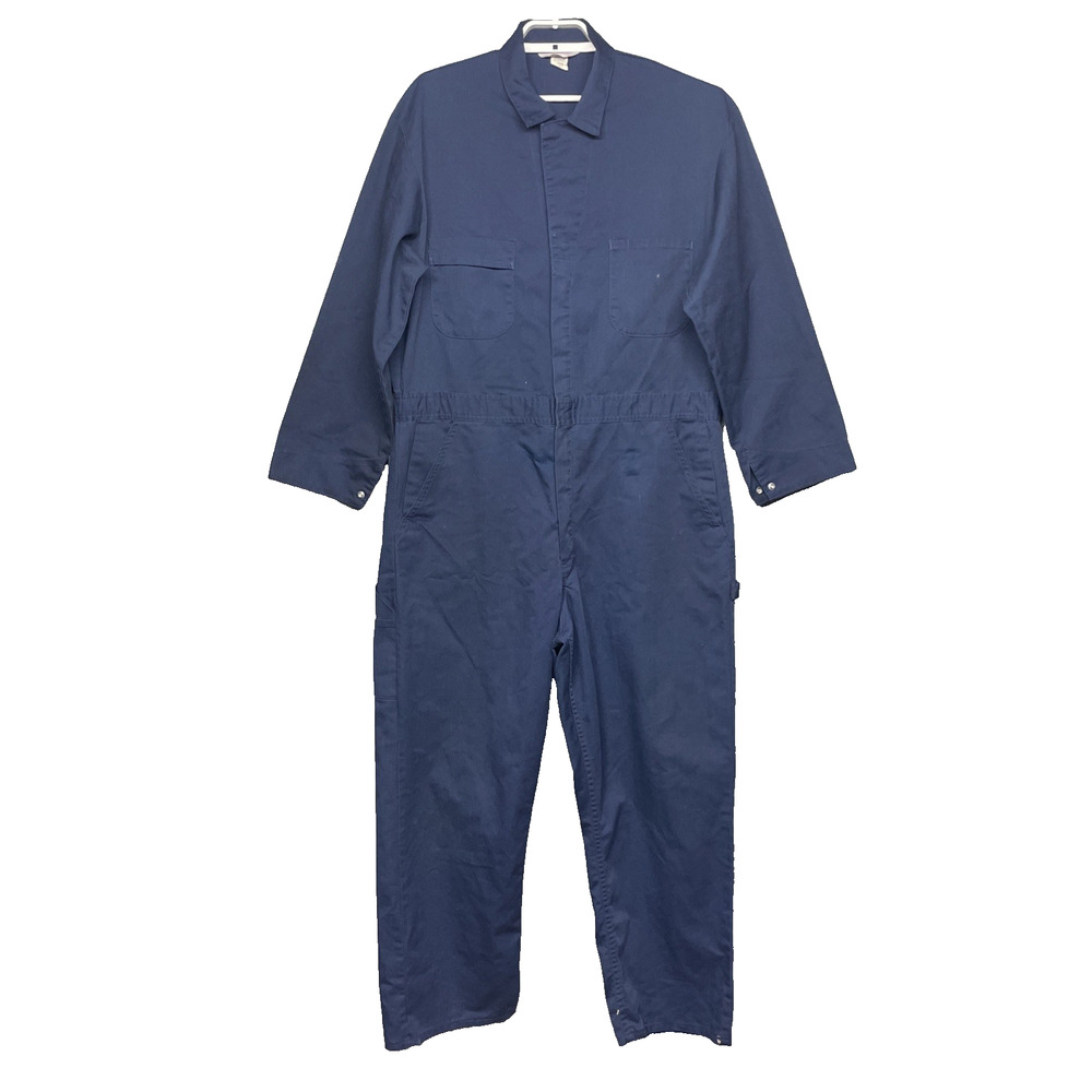 VTG Sears Coveralls 46R Blue Mechanic Work Jumpsuit Michael Myers USA Distressed